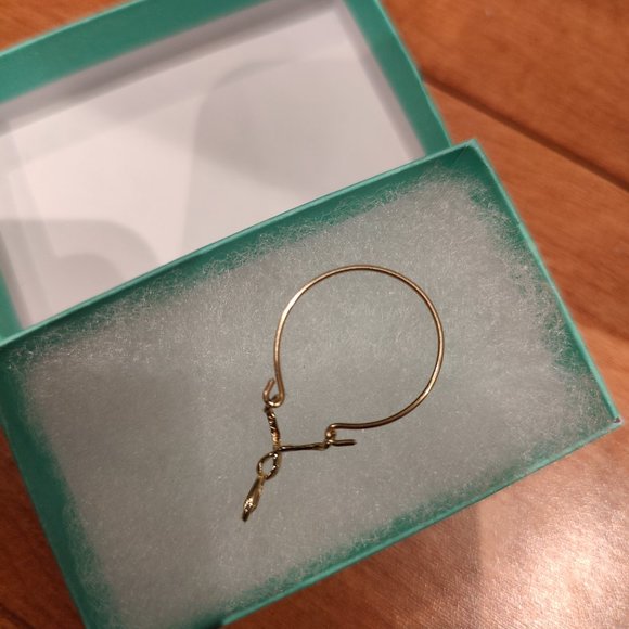 14k solid gold charm holder - Picture 2 of 2